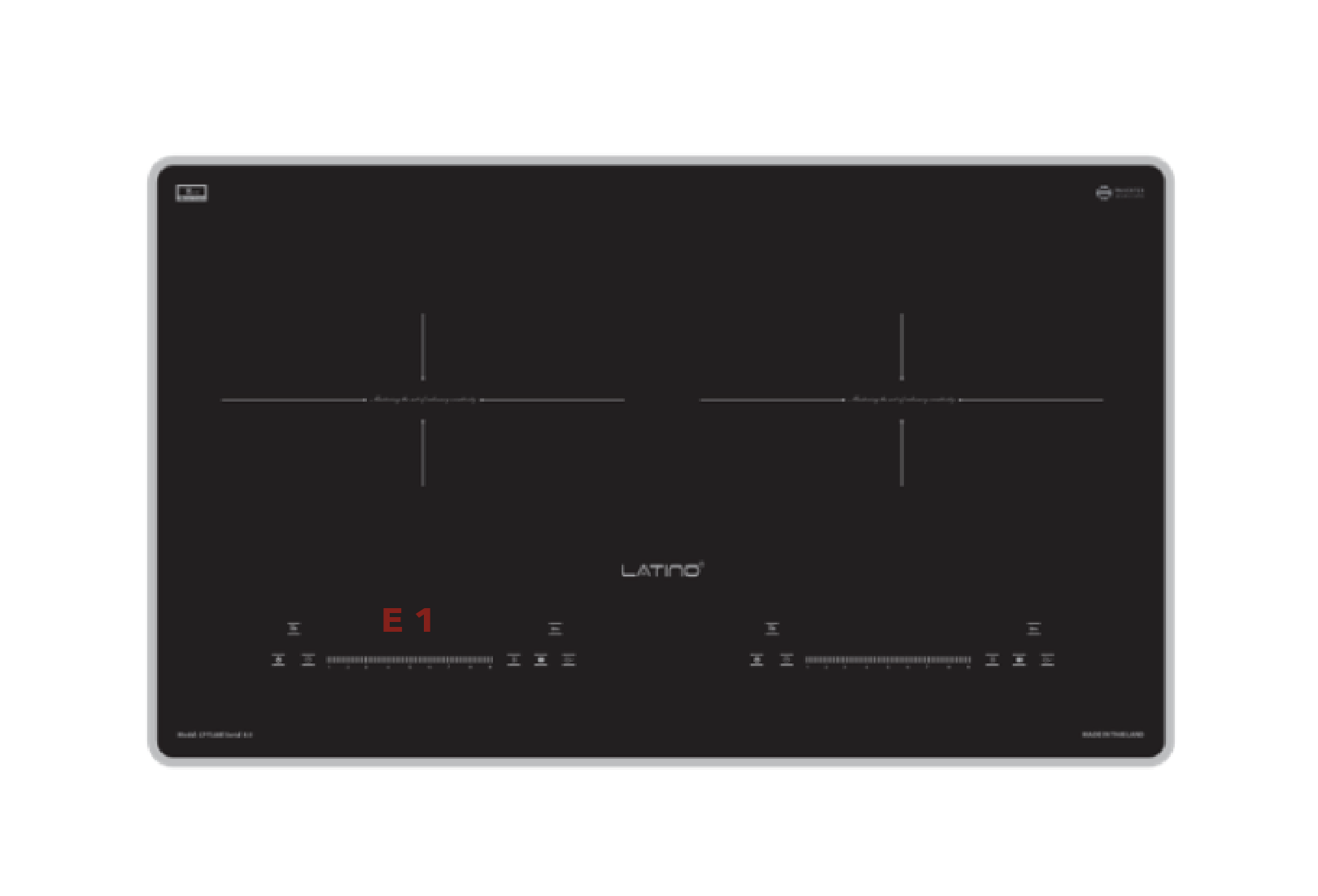 Bếp từ báo lỗi E1