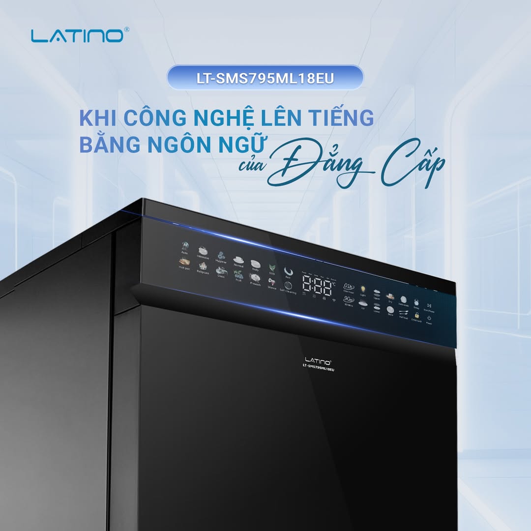 Máy rửa bát Latino LT-SMS795ML18EU