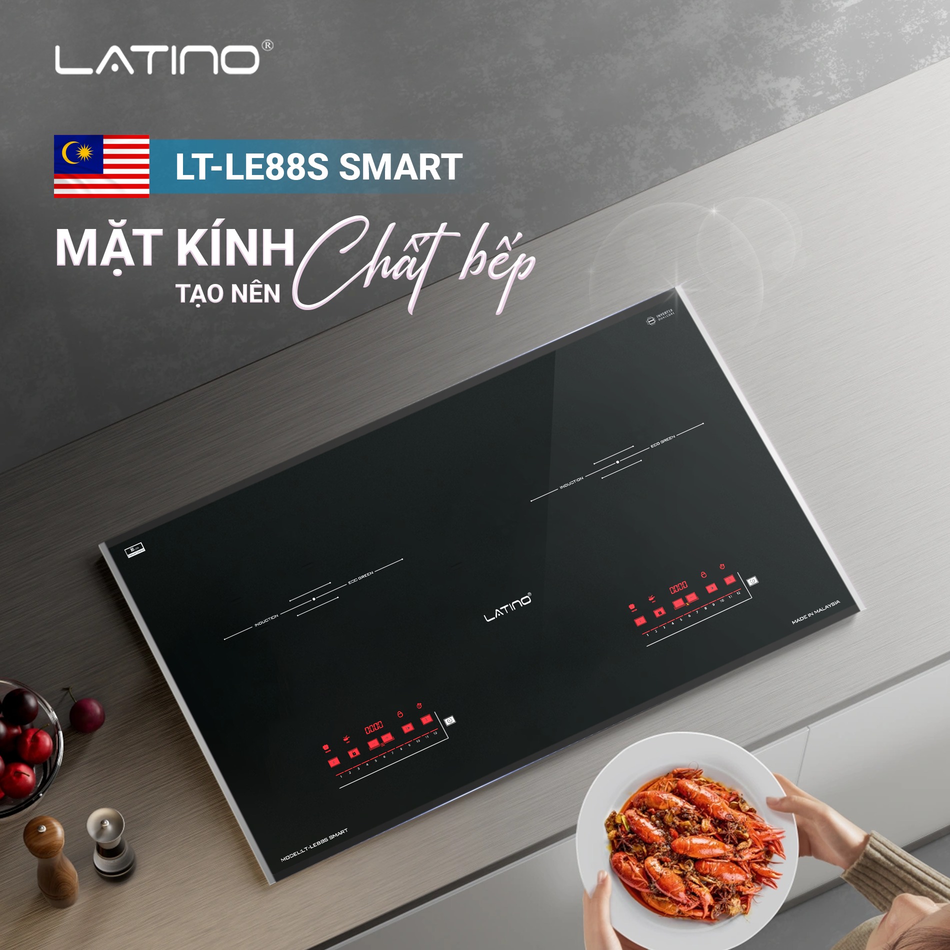 BẾP TỪ LATINO LT-LE88S SMART