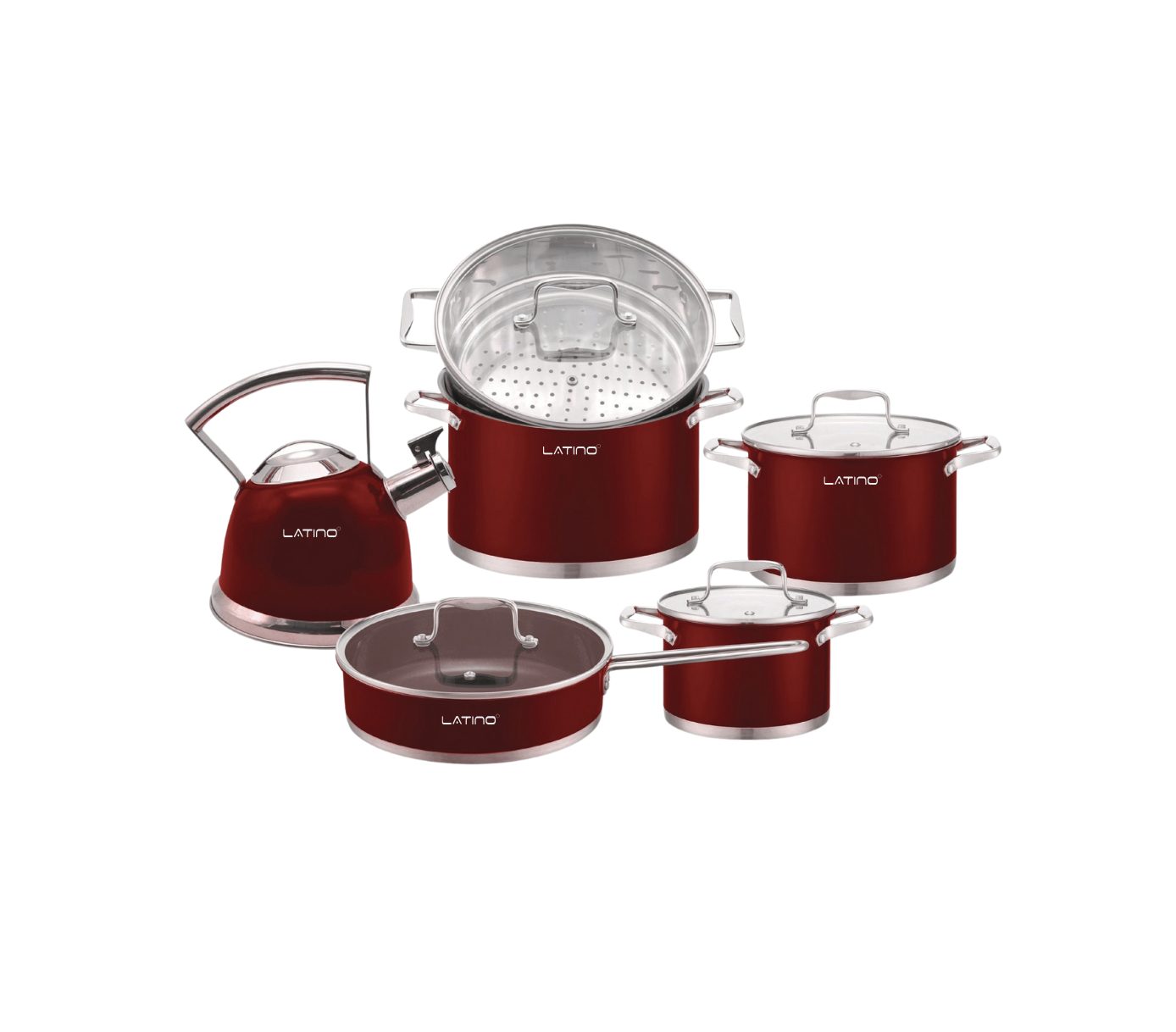 Bộ nồi inox LATINO LT-888RUBY