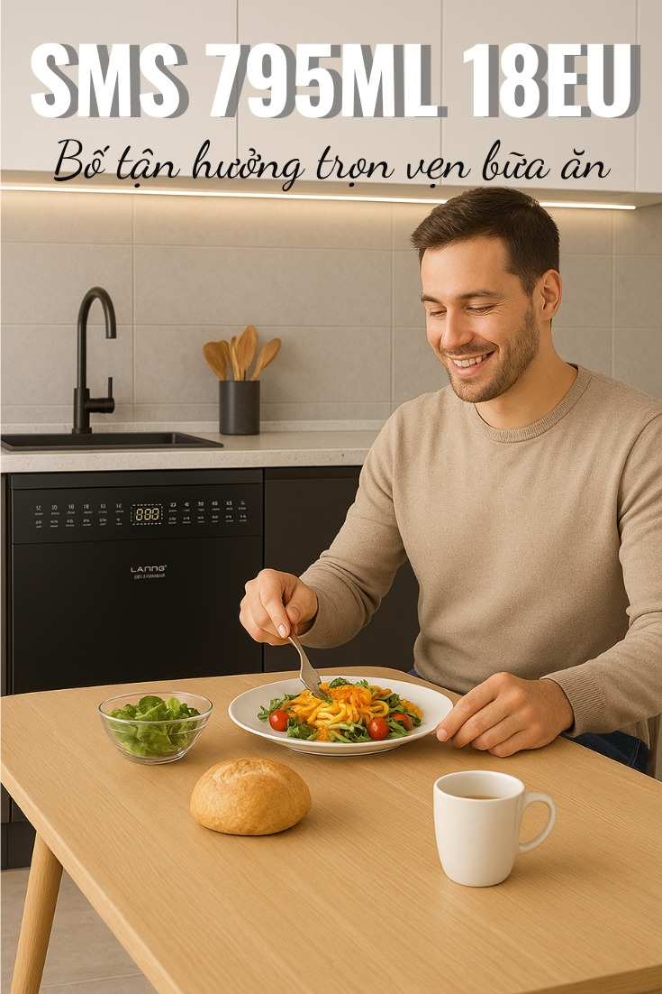 Giới thiệu về máy rửa bát Latino SMS 795ML 18EU