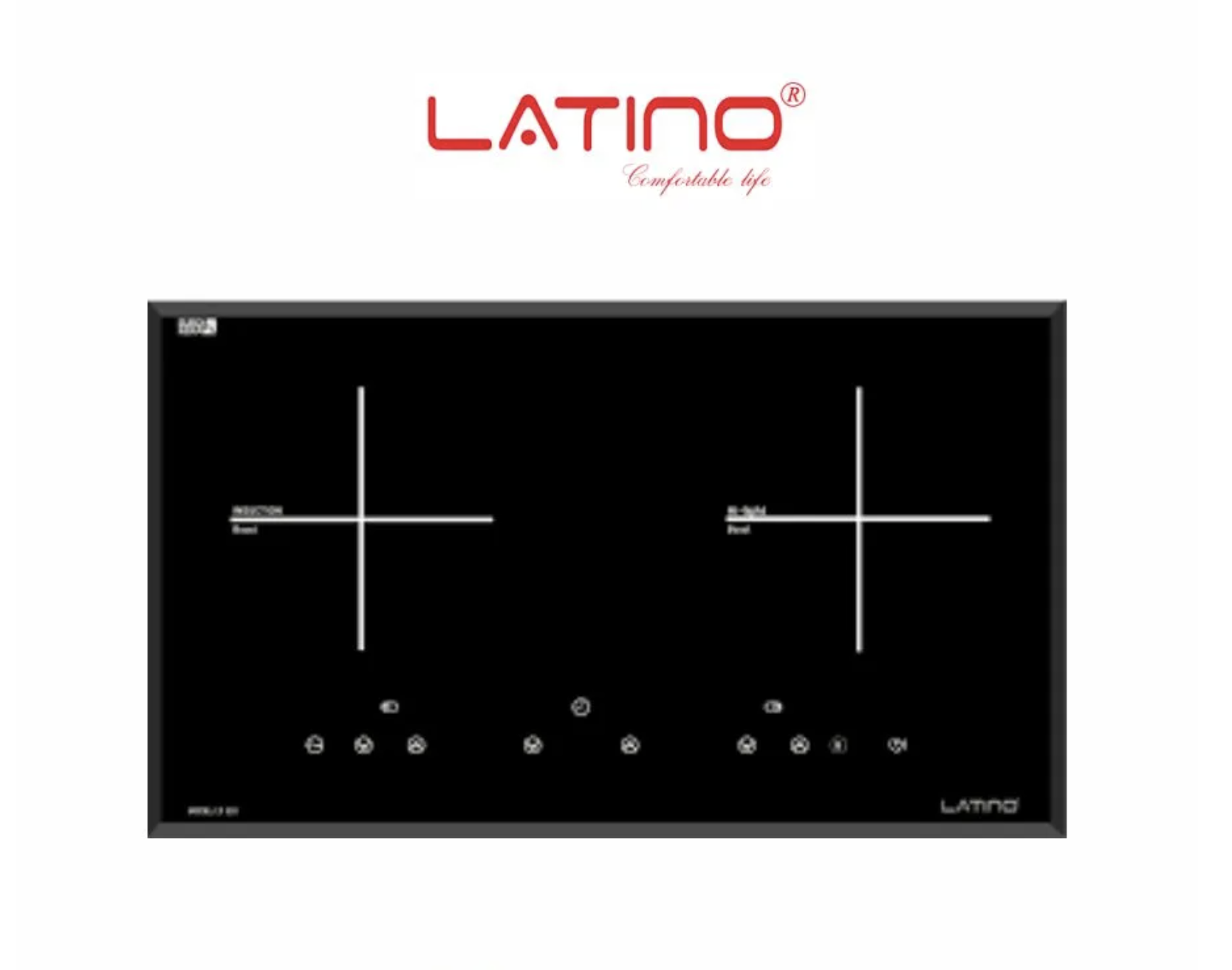 Bếp điện từ Latino LT-S2IH 2 vùng nấu chất lượng bền bỉ