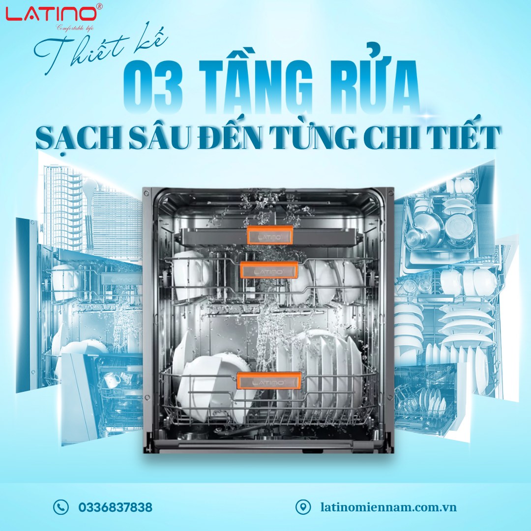 Công nghệ sấy khô PTC và Fresh Air trên LATINO DSW815EU Seri 8